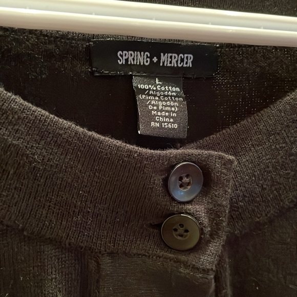 Spring and Mercer black shrug - Picture 2 of 4